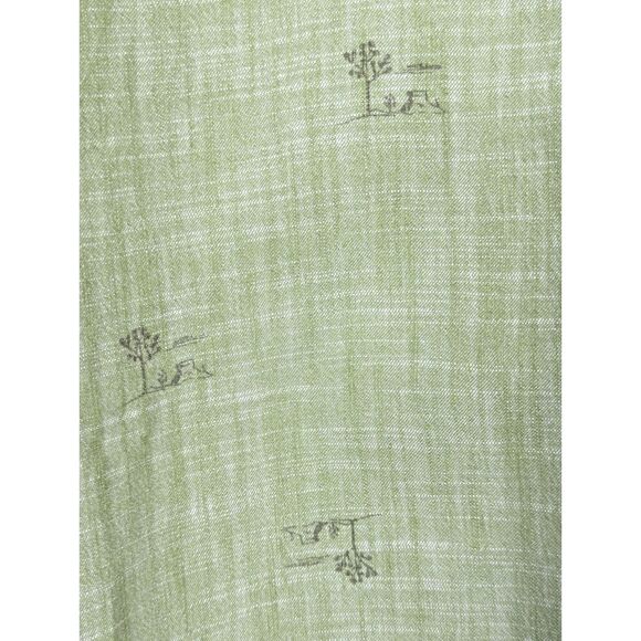 PRANA 100% Organic Cotton Button-Front Shirt Outdoors Camping Fishing Large Slim - Picture 2 of 6